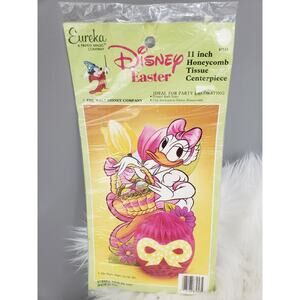 Vintage Disney Easter Daisy Duck Eureka Paper Magic Honeycomb Tissue Centerpiece